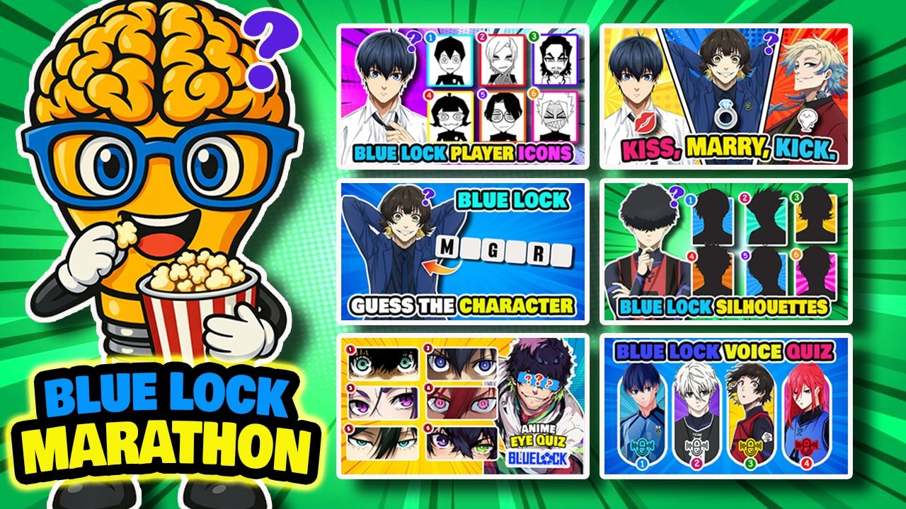 🍿BLUE LOCK ANIME QUIZ MARATHON⚽ (SPOILER ALERT!!🚨) | Anime Quiz ...