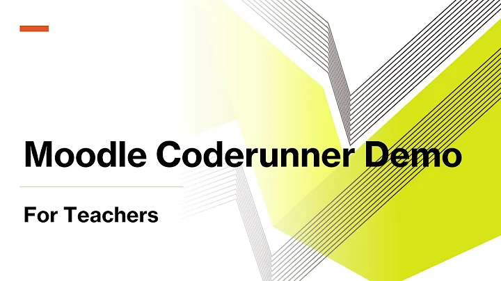 Moodle Coderunner Plugin Demo by Prof. Kumar Kannan