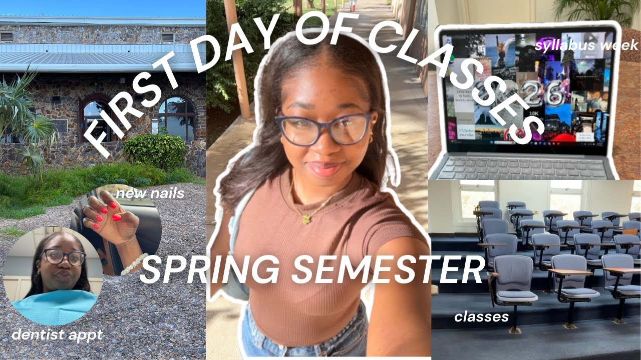 FIRST DAYS OF SPRING SEMESTER! | college days in my life vlog | University of the Virgin Islands