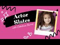 What is an actor slate  acting for kids