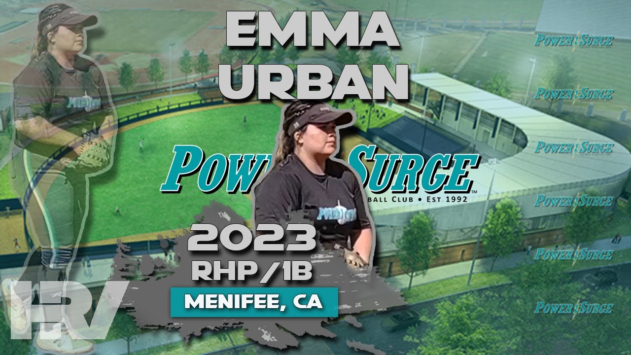 2023 Emma Urban 🥎 (60+MPH) Pitcher and First Base, Softball Skills Video - Powersurge