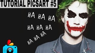 TUTORIAL PICSART #5 - Joker Face screenshot 5