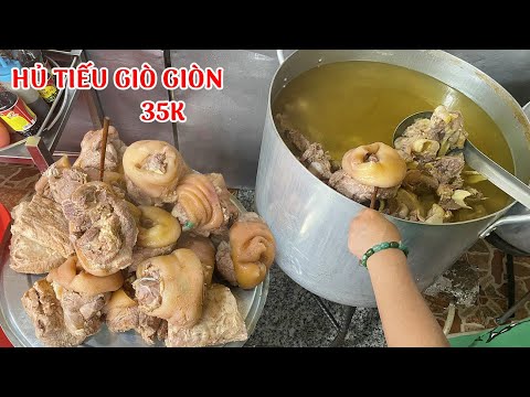 Video HỦ TIẾU GIÒ HEO 262 Đông NGhẹt Khách Từ Sáng Sớm Gần... - youtube