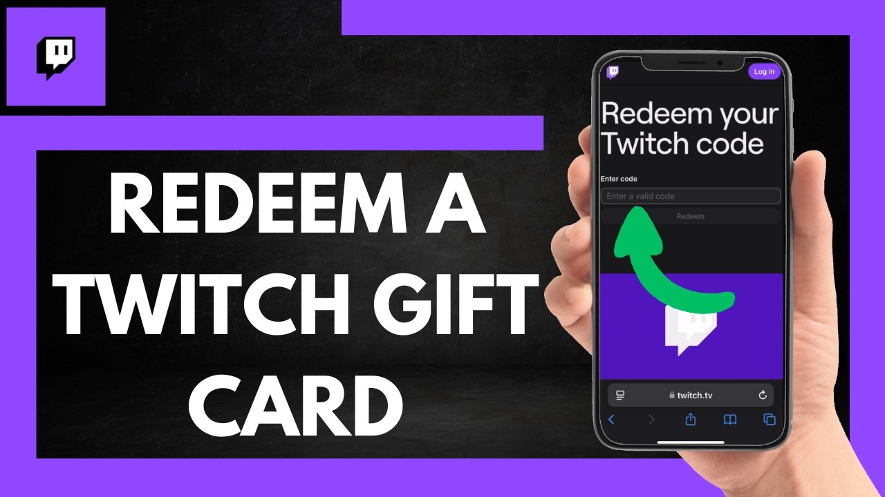 How To Redeem A Twitch Gift Card - YouTube