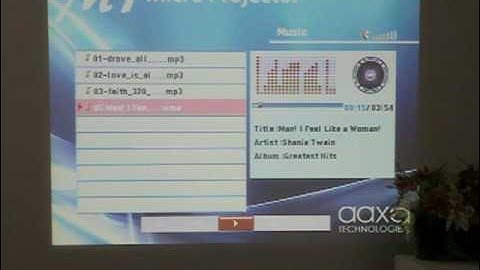 AAXA tech M1 Micro Projector 66 Lumens, SVGA resolution, Onboard Media Player