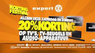 Expert Korting Festival 2016 - 20% Korting Op Tvs En Audio Apparatuur - Zaterdag 1 Okt