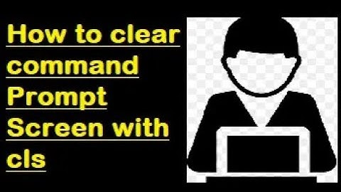 cls in command Prompt | Clear Command Prompt screen