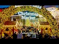 4K60HLG【麻布台ヒルズクリスマスマーケット】シンボルツリーと光のドレープ 2023 東京 Japan