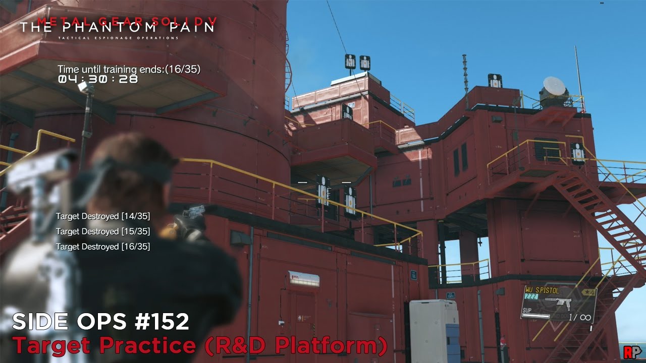 metal gear solid 5 the phantom pain side ops 152 target practice