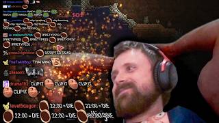 Forsen Plays Terraria With No Armor. No Weapon. No House. NO BRAIN!