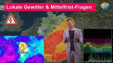 Risk of thunderstorms in the south and the Alpine region until Sunday, otherwise the heat will en...
