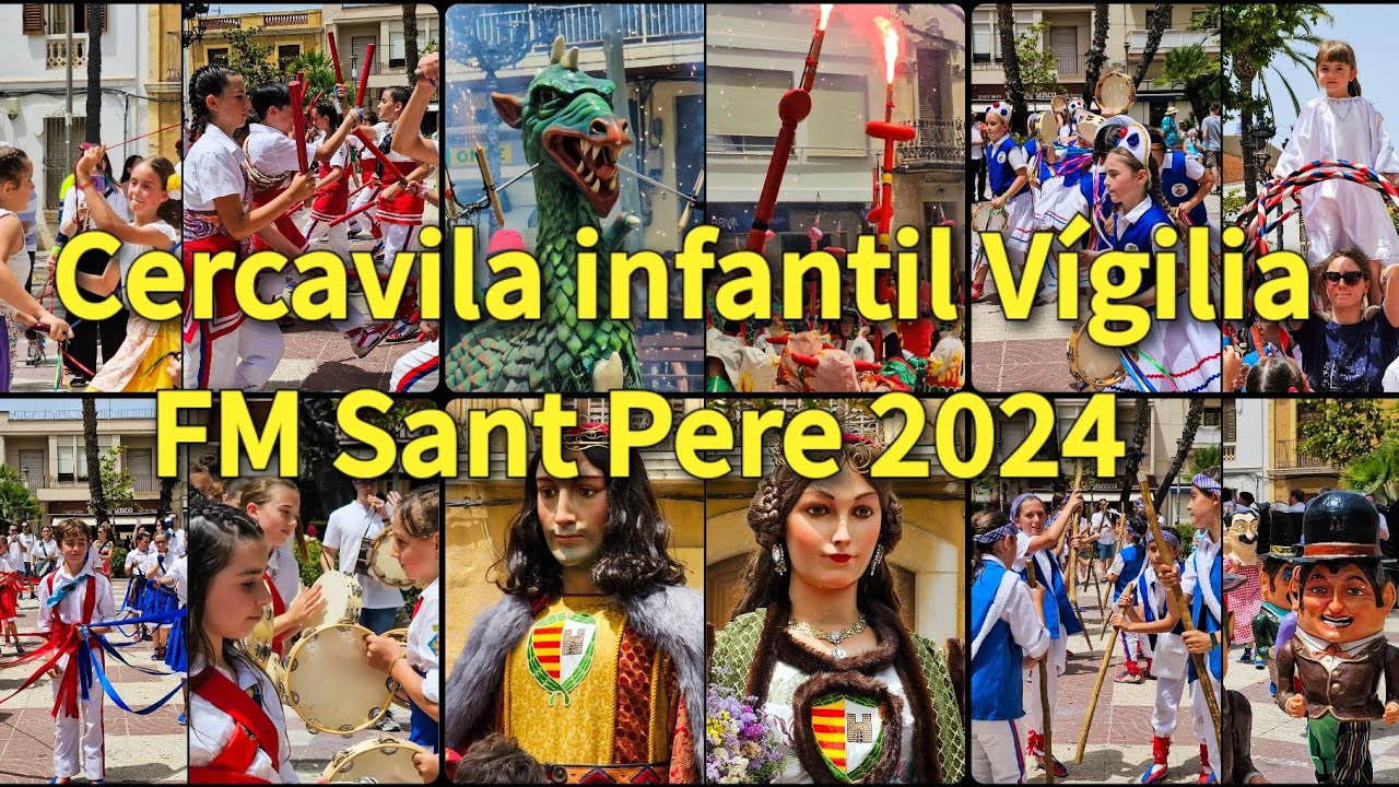 Cercavila infantil Vígilia, FM Sant Pere 2024, Sant Pere de Ribes