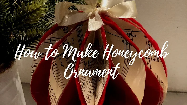 How to Make Vintage Honeycomb Ornament