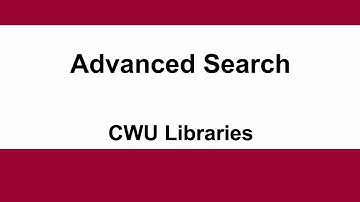 OneSearch: Using Advanced Search