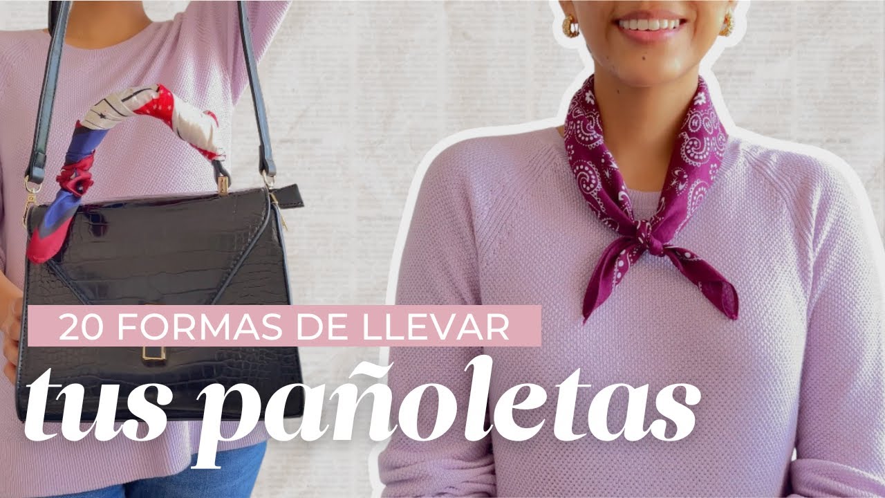 formas de ponerse el pañuelo en el cuello