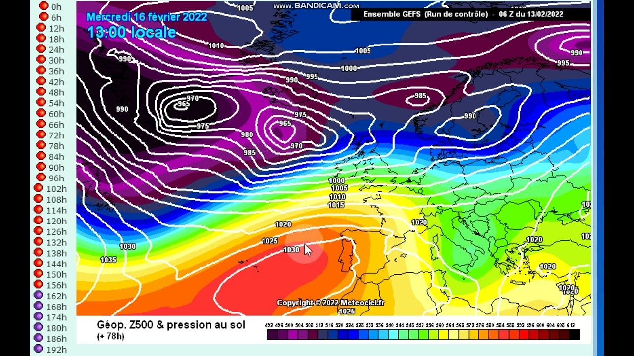 Une semaine avec le flux océanique ( pluie et coups de vent )