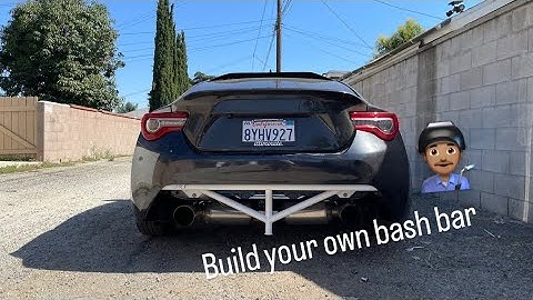 Toyota 86/Brz/frs build bash bar weld, paint and install (2023)