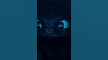 His Reaction 🥰 #edit #capcut #fyp #toothless #fypシ #nightfury #dragon #httyd3 #lightfury #shorts