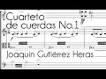 Joaqun gutirrez heras  cuarteto de cuerdas no 1 1988 score