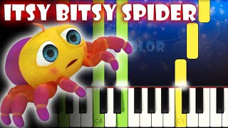 Itsy Bitsy Spider - Cocomelon Nursery Rhymes | Piano Tutorial | Karaoke