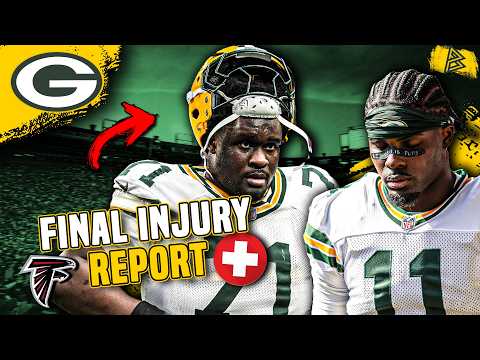 Packers FINAL Injury Report vs Falcons | 4 OUT, 2 Questionable