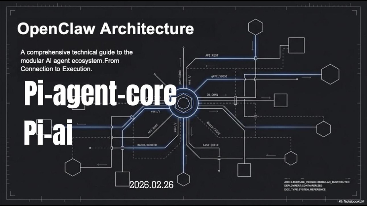 Pi Agent Loop Design PI: pi-ai & pi-agent-core - YouTube