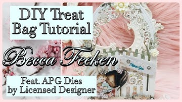 Treat Box Tutorial - Becca Feeken APG Die-set of the Month - Spellbinders May 2021 - Easy for Gifts