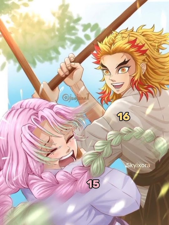 Rengoku & Mitsuri love age #demonslayer #kimetsunoyaiba