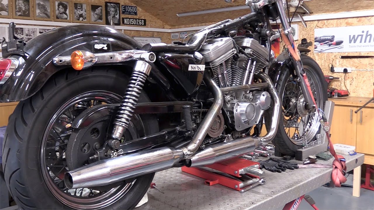 Harley Sportster, 883 to 1200 'Buttoning up' ! YouTube
