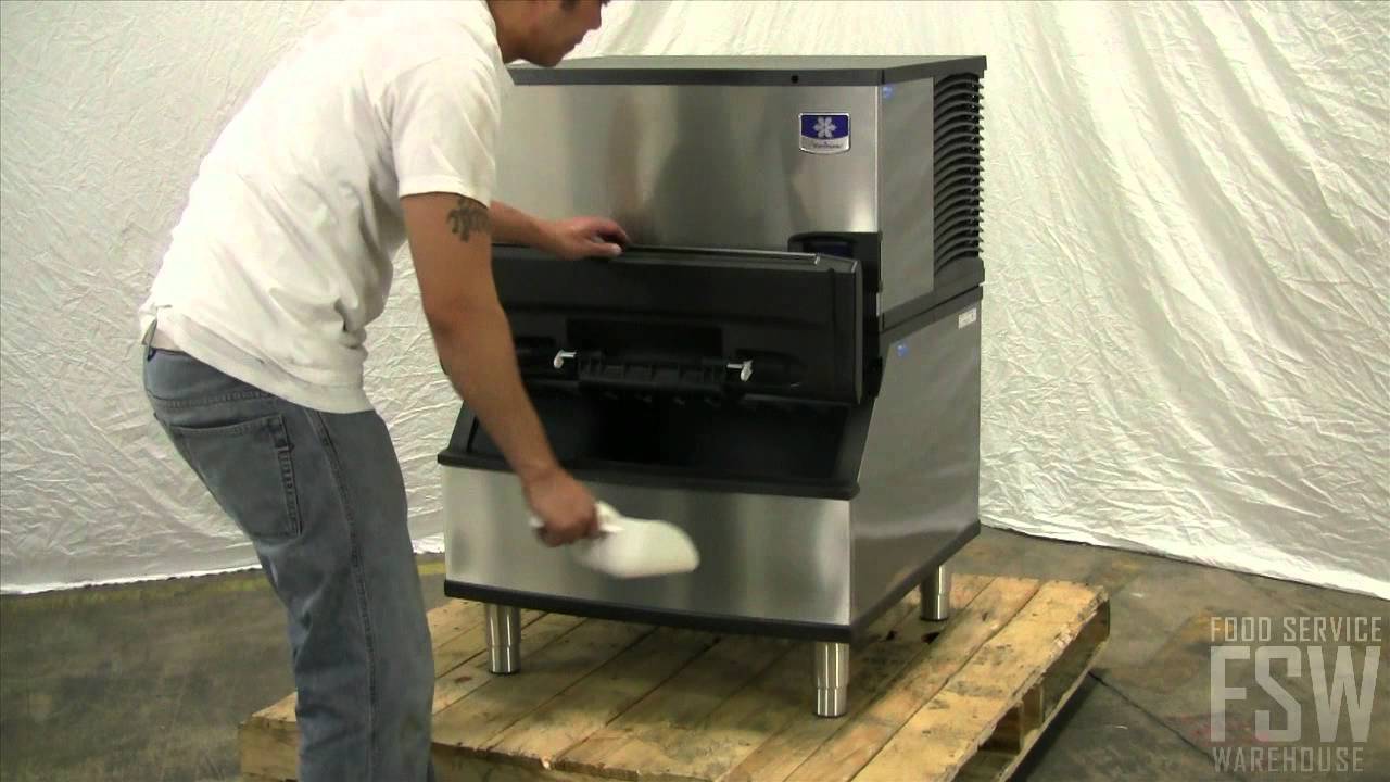 Manitowoc Full Size Cube Ice Machine w/ Storage Bin Indigo Series