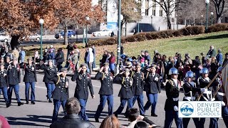 Hundreds of JROTC Cadets March in Veterans Day Parade