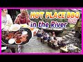 River Restaurant Malaysia BBQ LAMB KL Kemensah Chicken Barbecue Dinining in the River Stream Valley