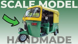 Part 2 Making : Miniature Bajaj RE Auto Rickshaw | 1/10 Scale Model