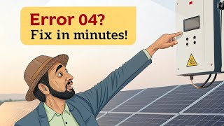 Solar Inverter Error 04 | Quick Fix & Reasons Explained!