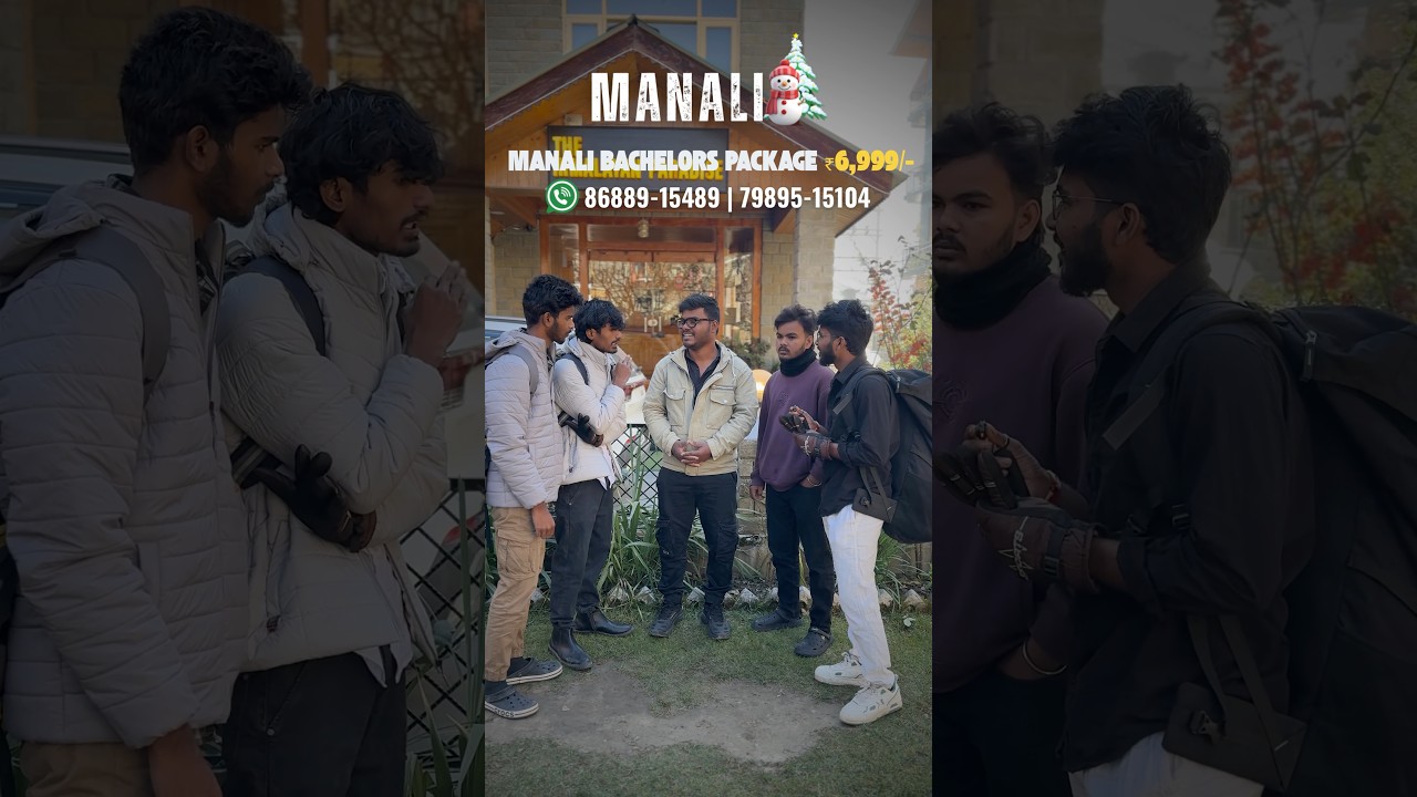 👇 Book your Manali Trip now for just ₹6,999/-. You can call 📲 86889-15489 & 78079-67800
