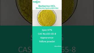 What is the difference between berberine and berberine HCL powder?#berberinehcl#purelife #berberine