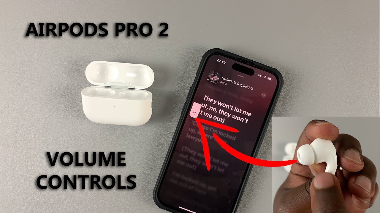 How To The Volume Control Feature On AirPods Pro 2 YouTube