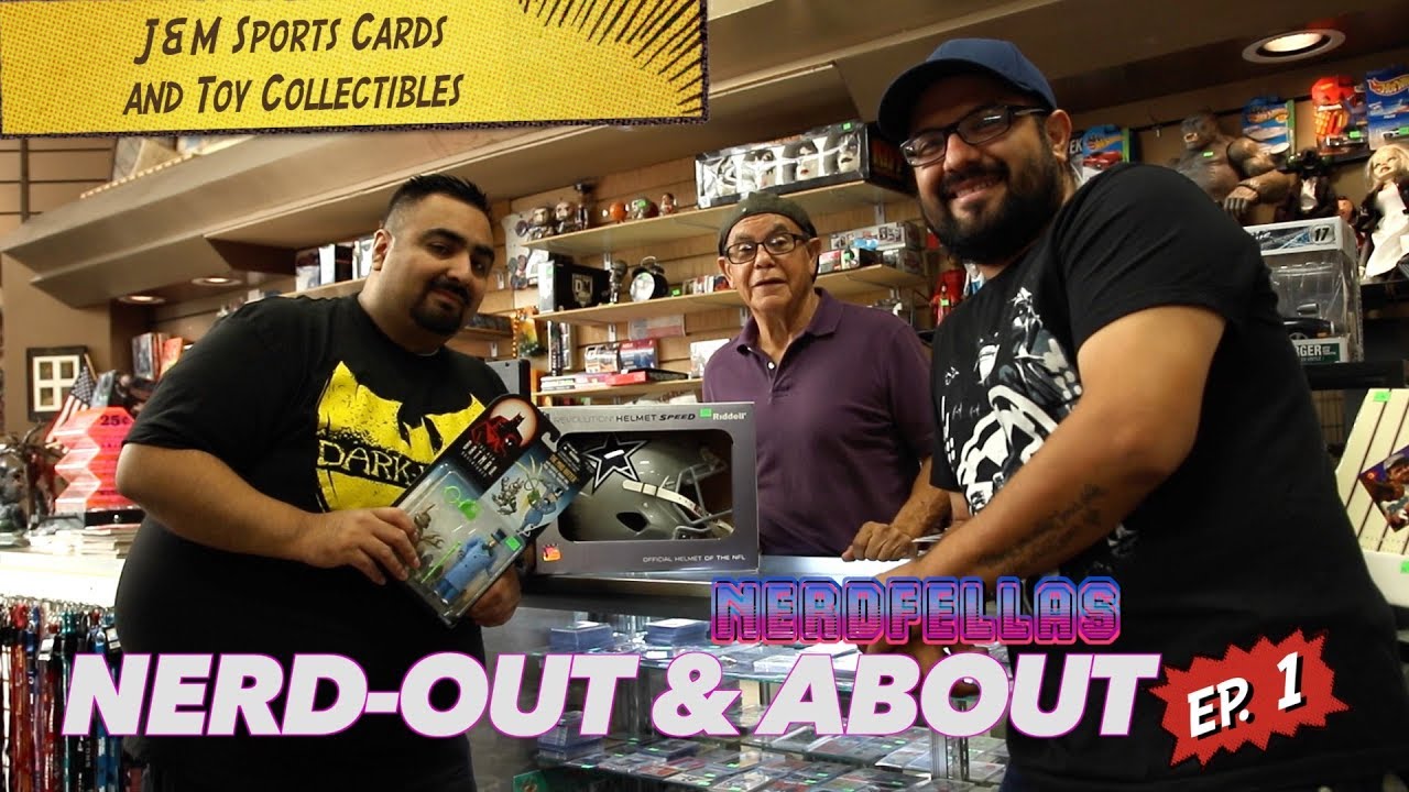 NerdOut & About Ep1 J&M Sports Cards and Toy Collectibles YouTube