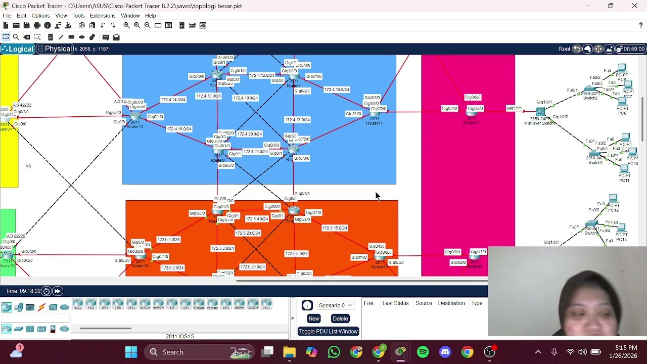 Jaringan Komputer 2 Tugas Akhir Part 7 - Nat dan BGP