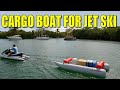 Tow More with Ease! Saturn Inflatable Cargo Barge for Jet Skis &amp; Boats
