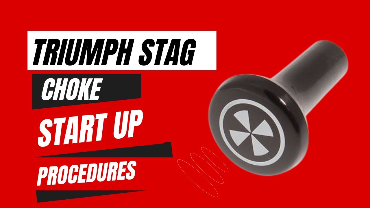 Unleashing the Triumph Stag Mastering the Choke StartUp Ritual! YouTube