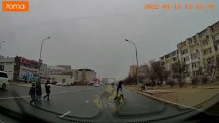 Бесстрашные пешеходы в Актау