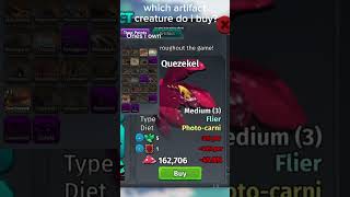 which artifact creature should i buy? #cos #creaturesofsonariaroblox #roblox #robloxgames 