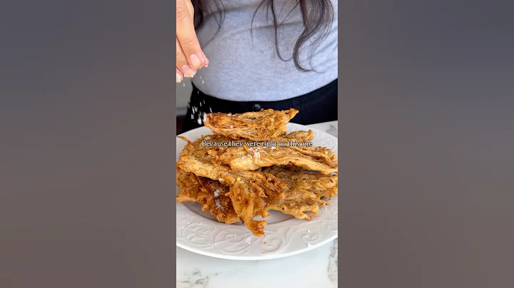 Fried Enoki Mushrooms that taste like CHICKEN!