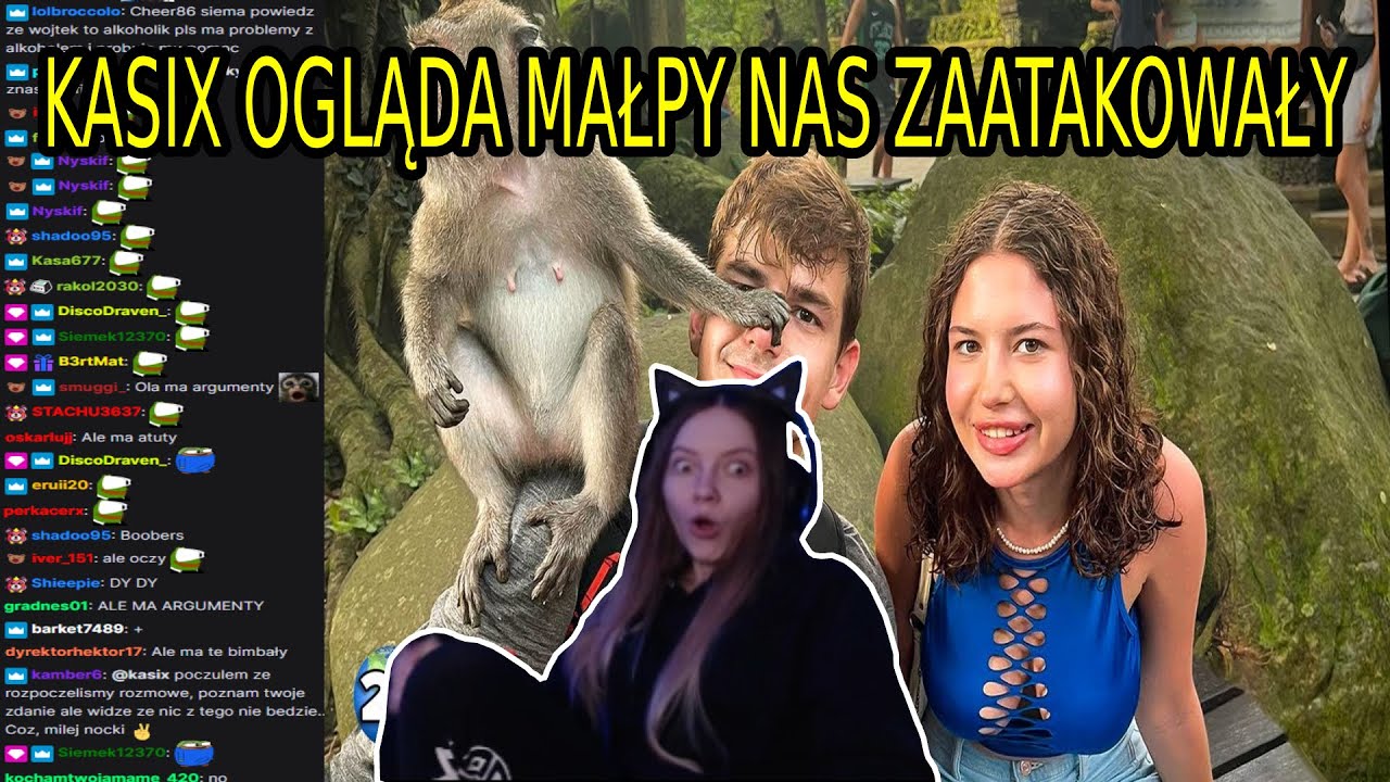 Kasix ogląda MAŁPY NAS ZAATAKOWAŁY - 80 DDŚ #26 + chat reakcja