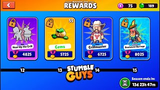 CHECK OUT THE NEW TOURNAMENTS REWARDS IN STUMBLE GUYS