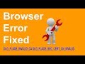 How To Fix Browser Error Code DLG_FLAGS_INVALID_CA DLG_FLAGS_SEC_CERT_CN_INVALID
