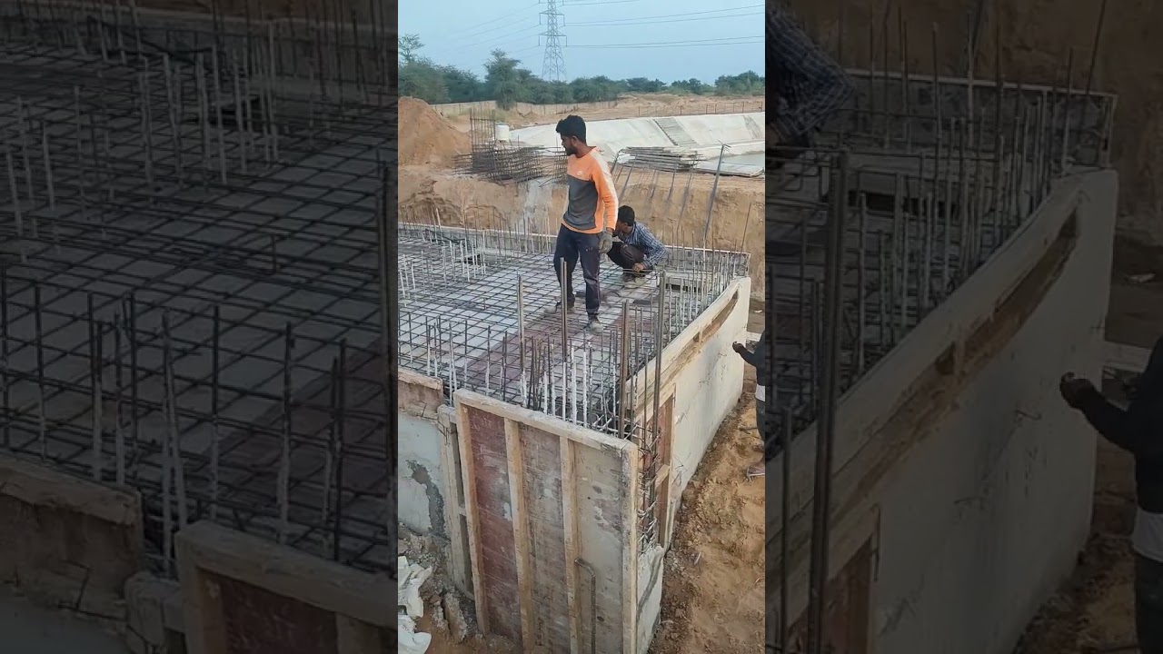 Water tank Slab Reinforcement 💯