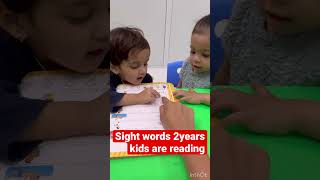 Sight words reading 2years #preschool #kindergarten #school #kids #education #ulwe#reading