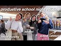 my 11pm productive school night routine! *realistic* 2021